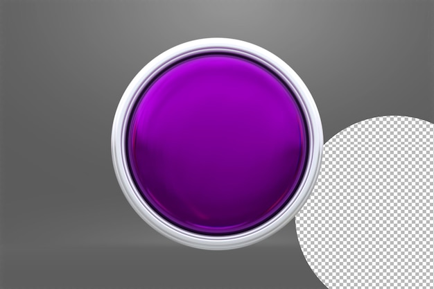 PSD button 3d