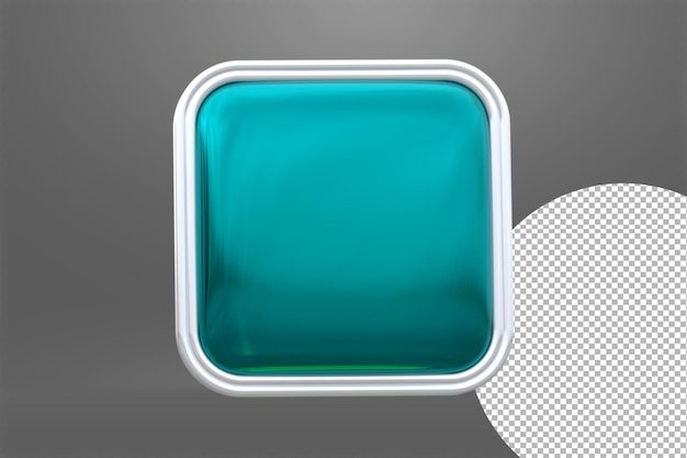 PSD button 3d