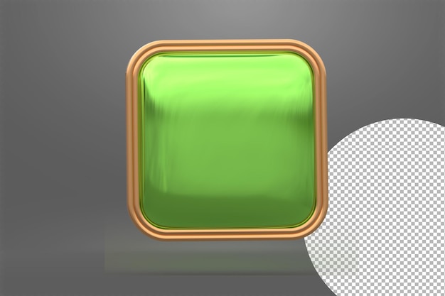 PSD button 3d