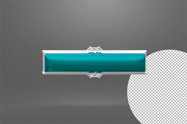 PSD button 3d