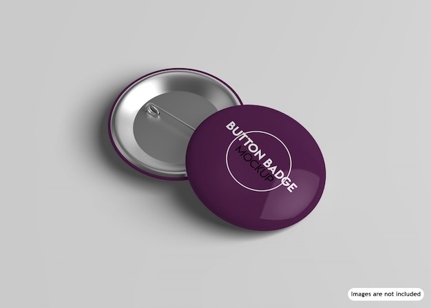 Mockup badge pulsante