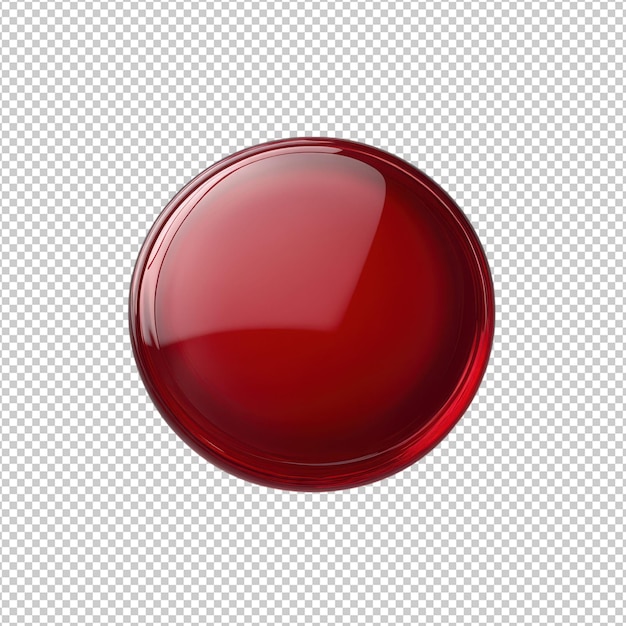 button isolated on transparent background