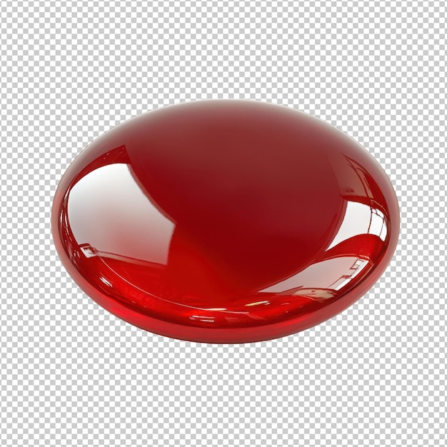 button isolated on transparent background