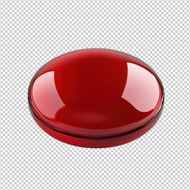 button isolated on transparent background