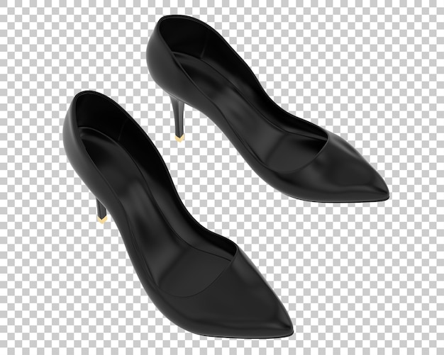 Buty Damskie Na Przezroczystym Tle Ilustracja Renderowania 3d