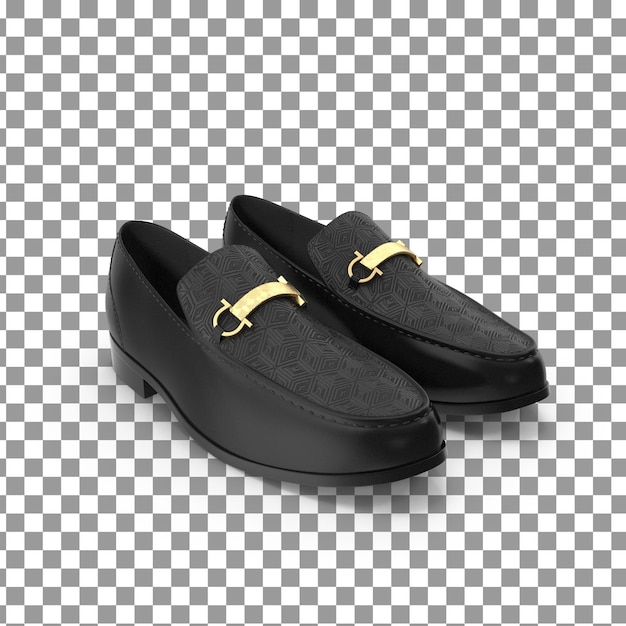 Buty PSD 3D na na białym tle i przezroczystym