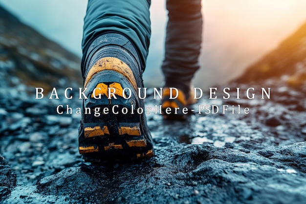Buty turystyczne na Rocky Trail z bliska