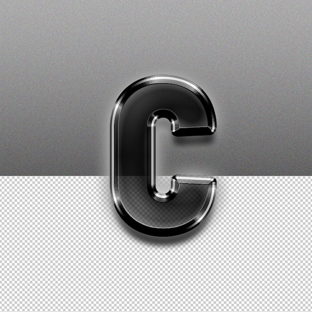 C Letter-teksteffect