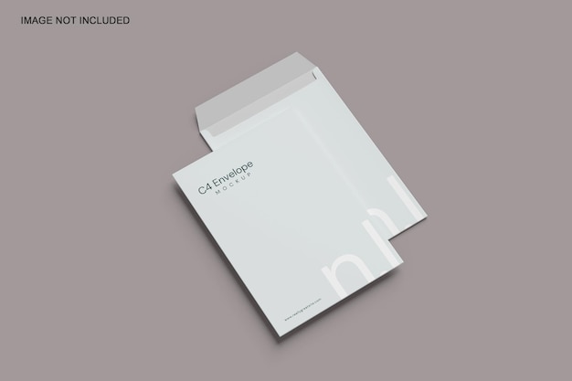 C4 envelop mockup