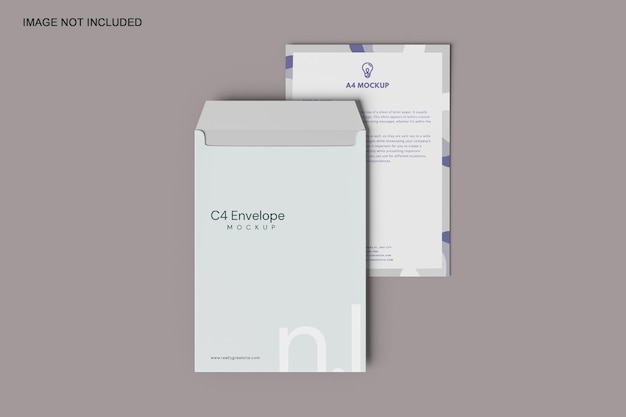 C4 Envelope Mockup