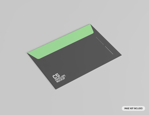 c5 envelope mockup