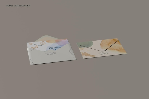 C6 envelope mockup