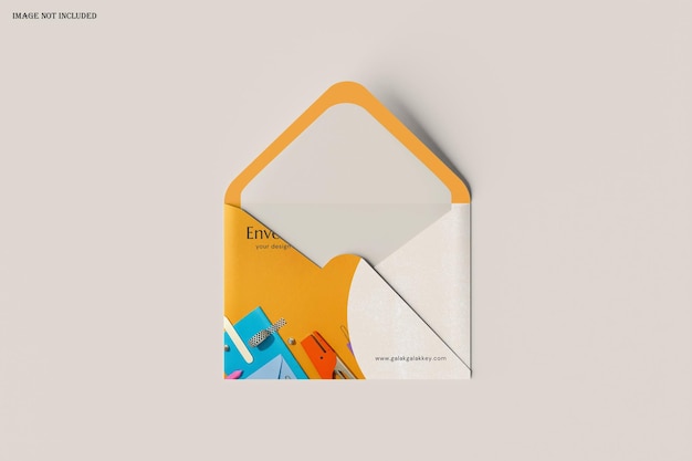 C6 봉투 목업