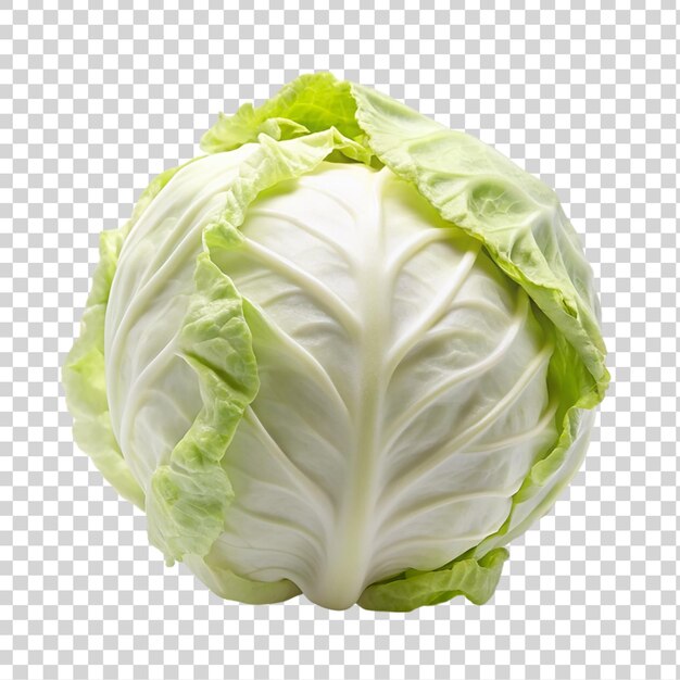 PSD cabbage isolated on a transparent background