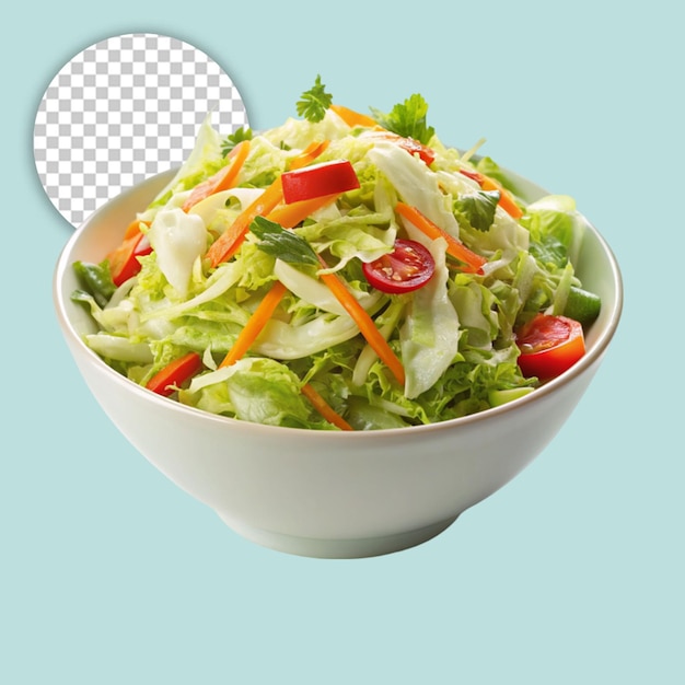 caesar salad on transparent background