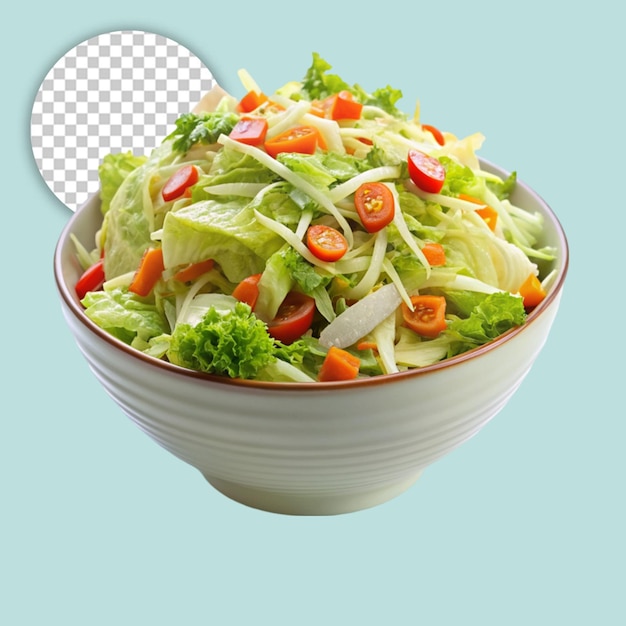 caesar salad on transparent background