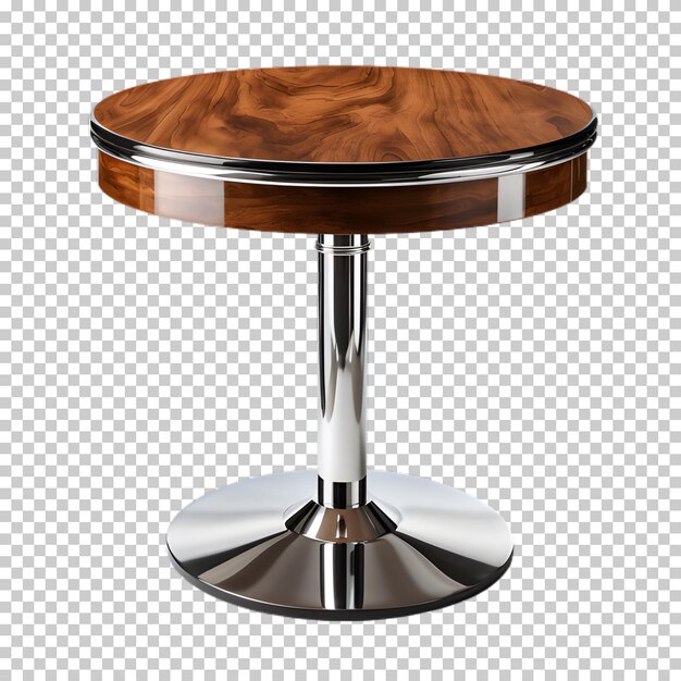 PSD cafe chair isolated on transparent background