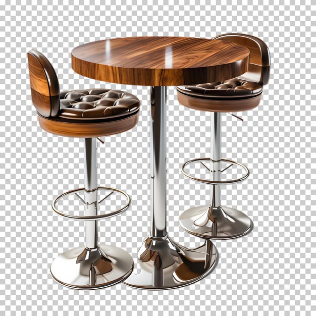 PSD Кафе-стол изолирован на прозрачном фоне