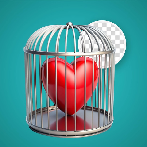 PSD caged heart concept