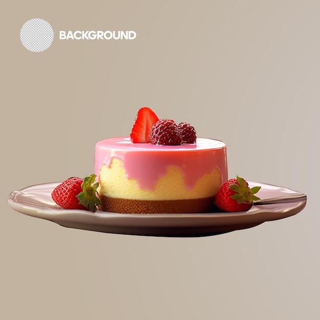 cake dessert png psd