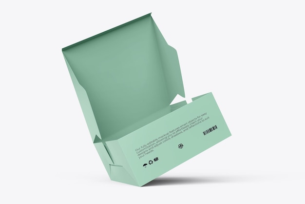 Cake Packaging Box PSD Mockup voor het visualiseren van producten