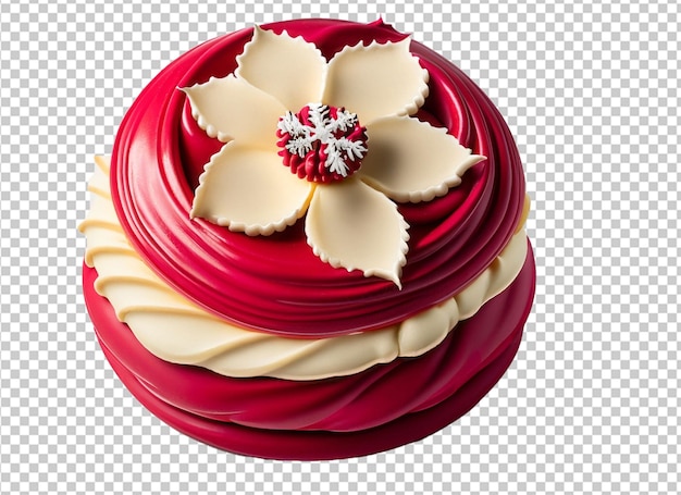 PSD cake pastry slice for celebrating the new year and christmas celebration