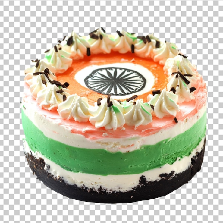 PSD cake on transparent background