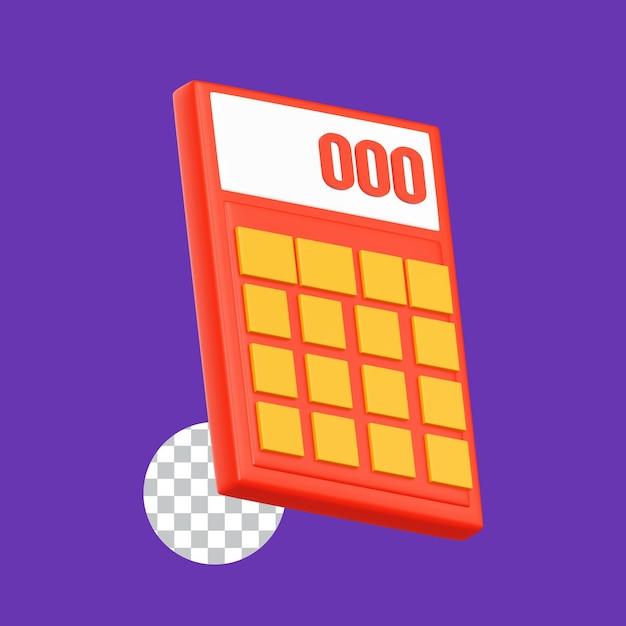 PSD calculator 3d icon