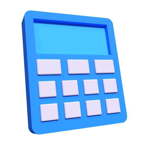 PSD calculator 3d icon