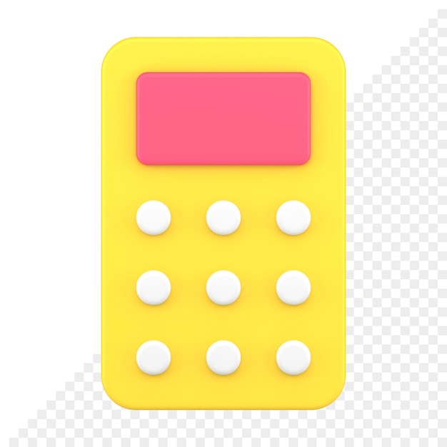 PSD calculator 3d icon