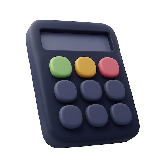 Calculator icon Education Business and Finance Concept