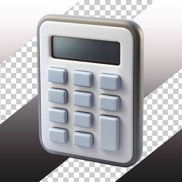 PSD calculator icon illustration on transparent background