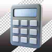 PSD calculator icon illustration on transparent background