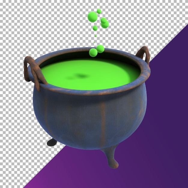 Caldron green no background png