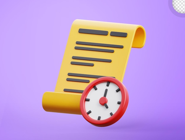 Calendar 3d icon illustration