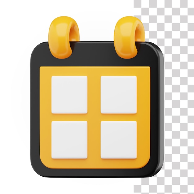 PSD calendar 3d icon