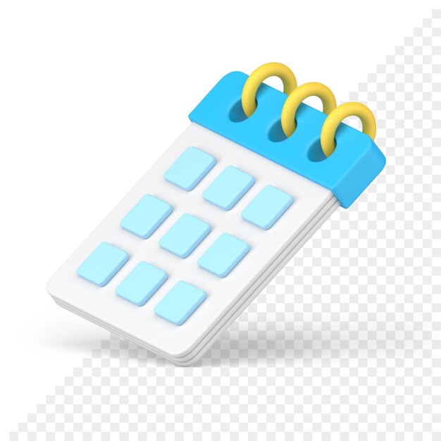 Calendar 3d icon