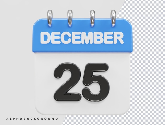 Calendar icon 3d rendering vector illustration