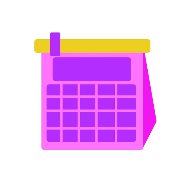 Calendar icon vector design illustration