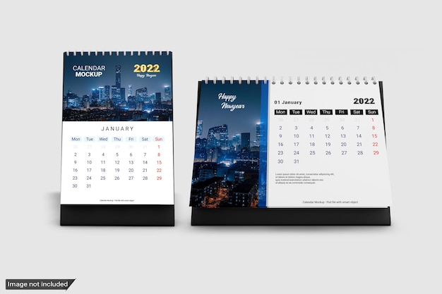 Calendario mockup