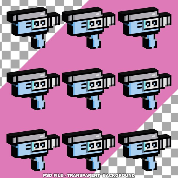 PSD camcorder pixel pattern