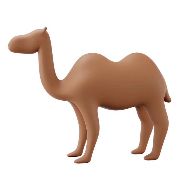 이슬람과 라마단을 위한 낙타 3d 아이콘