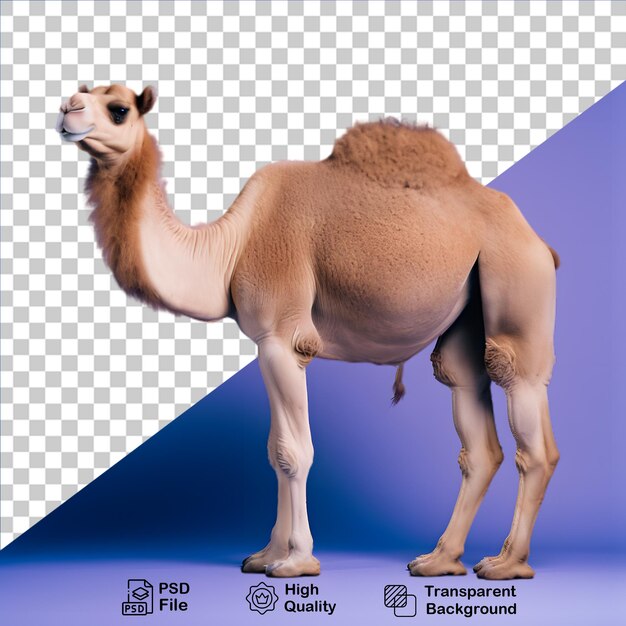 Camel isolated on transparent background png file