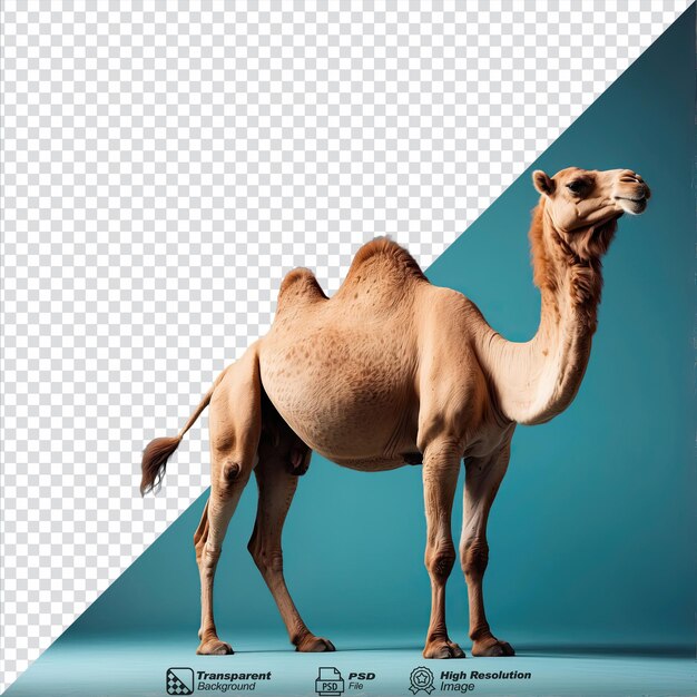 PSD camel isolated on transparent background