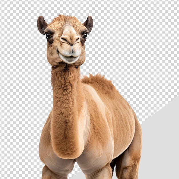 PSD camel isolated on transparent background