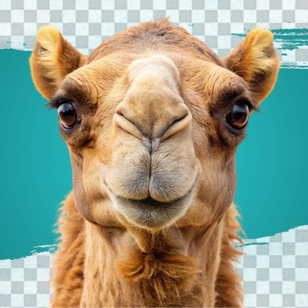 PSD camel isolated on transparent background