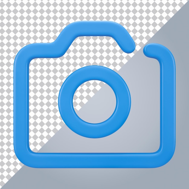 Camera 3d icon