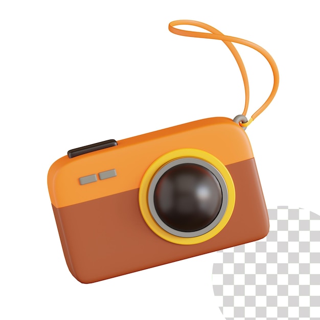 PSD camera 3d icon