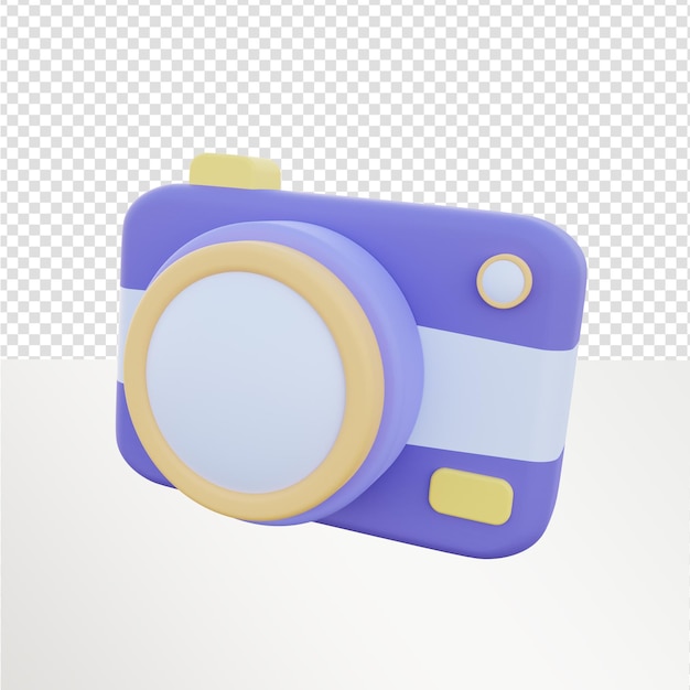 Camera 3d icon