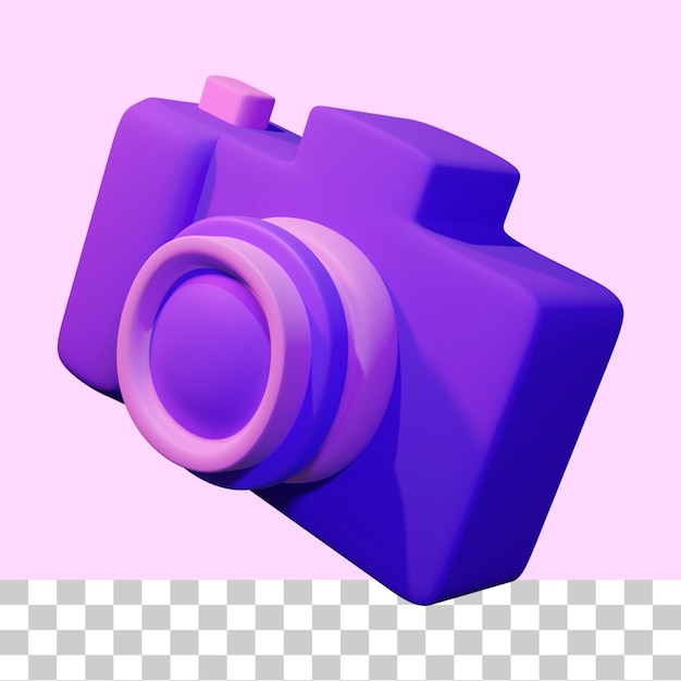 camera 3d illustratie